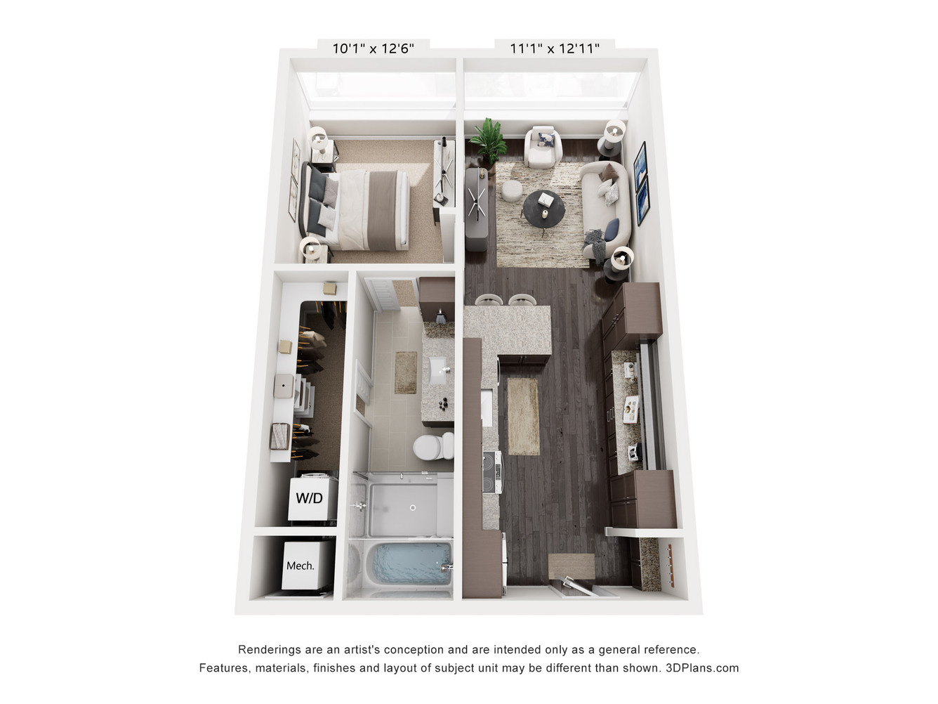 A1 floor plan