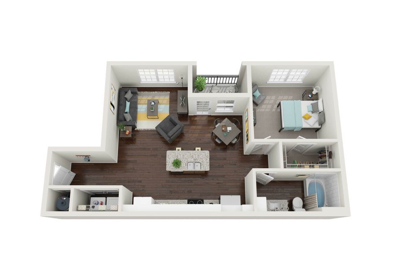 Wave floor plan