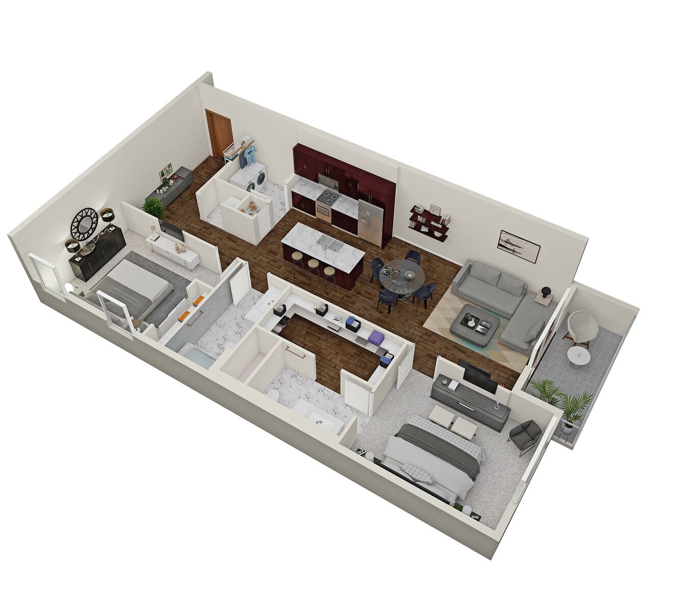 B2 floor plan