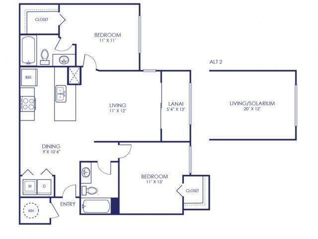 SANDPIPER RENOVATED floor plan