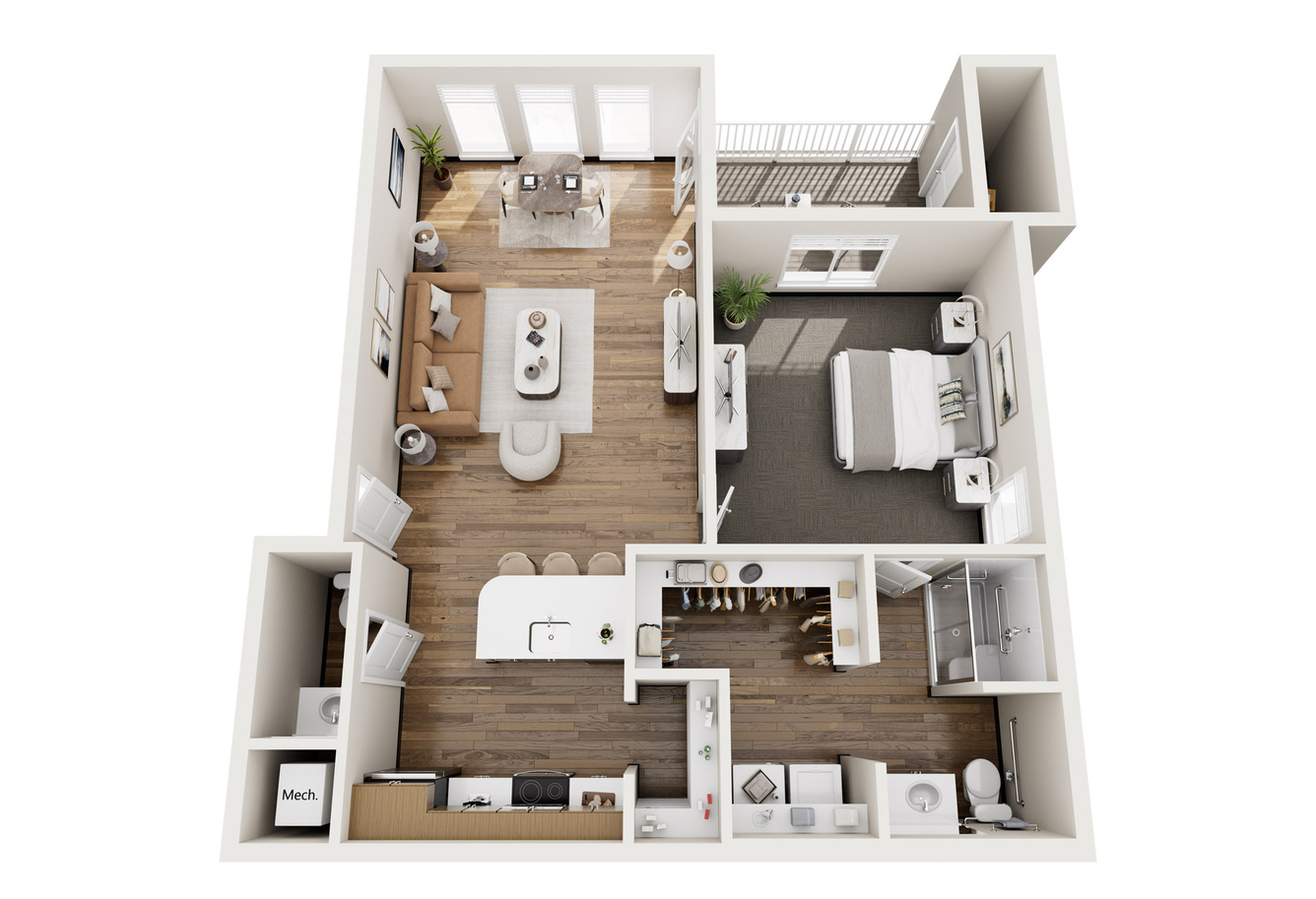 Alvamar - The Heights at Fairway Flats floor plan