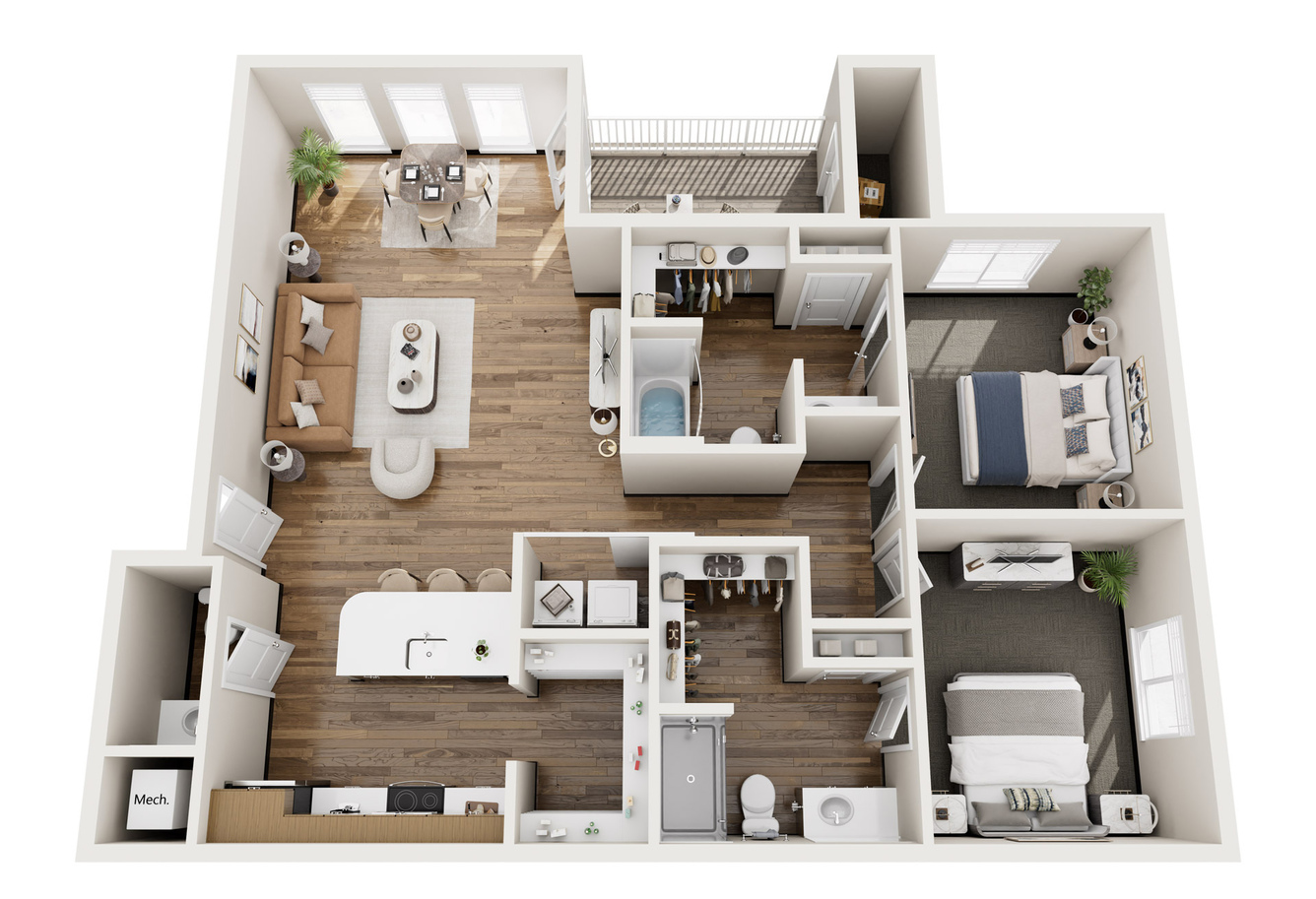 Oakmont - The Heights at Fairway Flats floor plan
