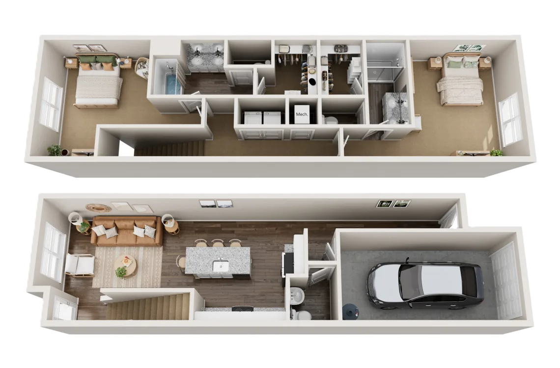 Harbor floor plan