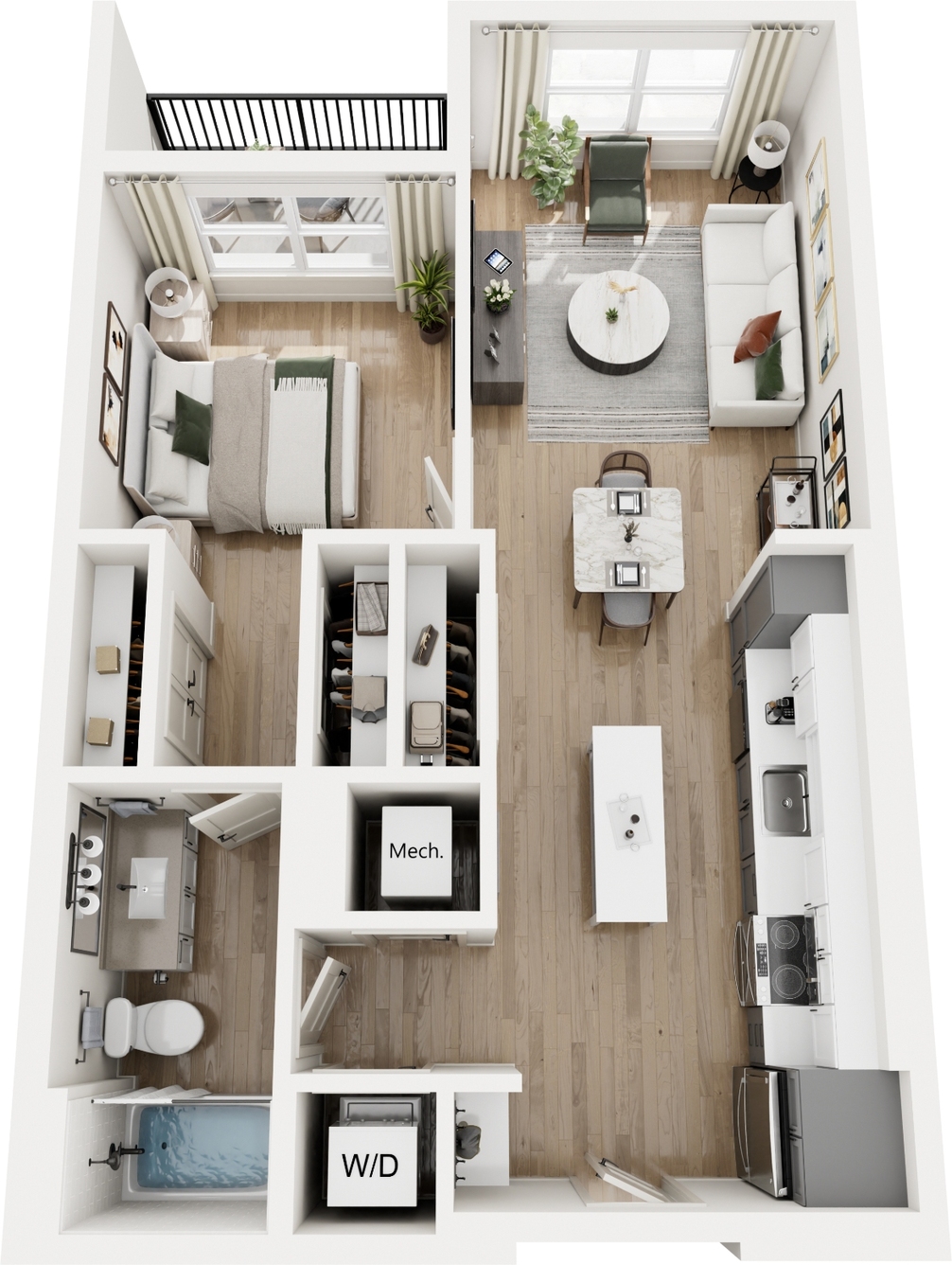 A1 floor plan