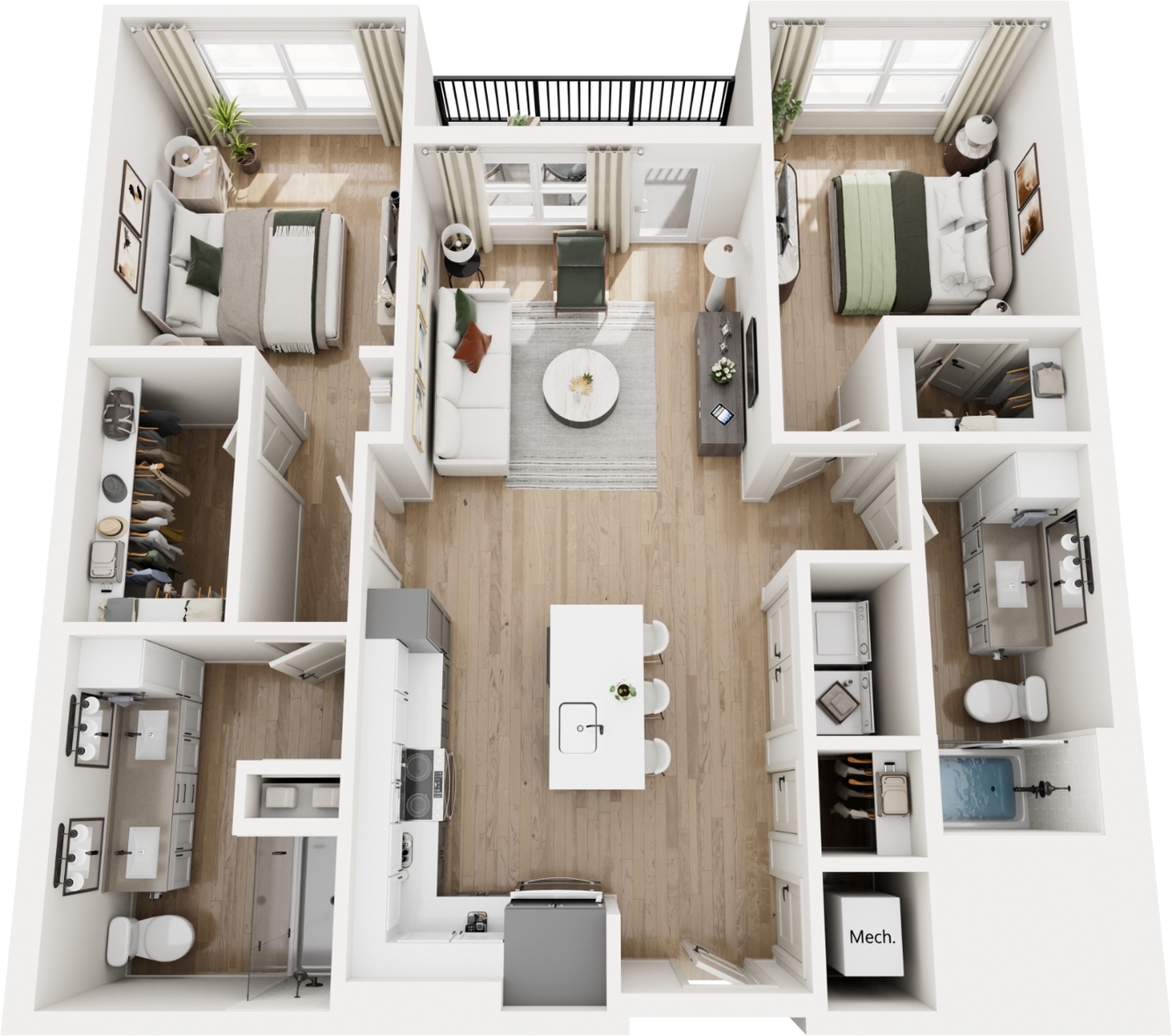 B1H floor plan