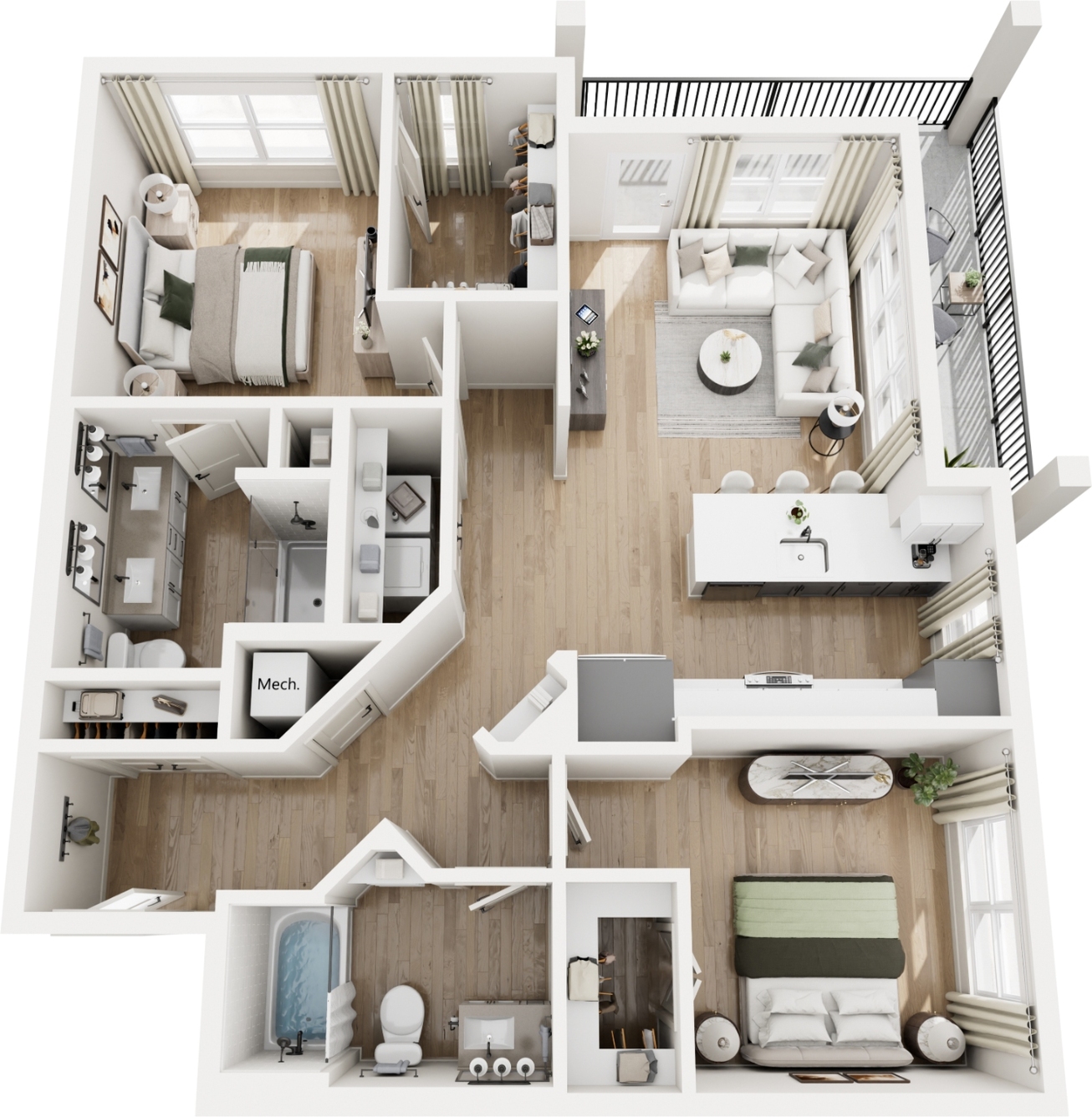 B2 floor plan