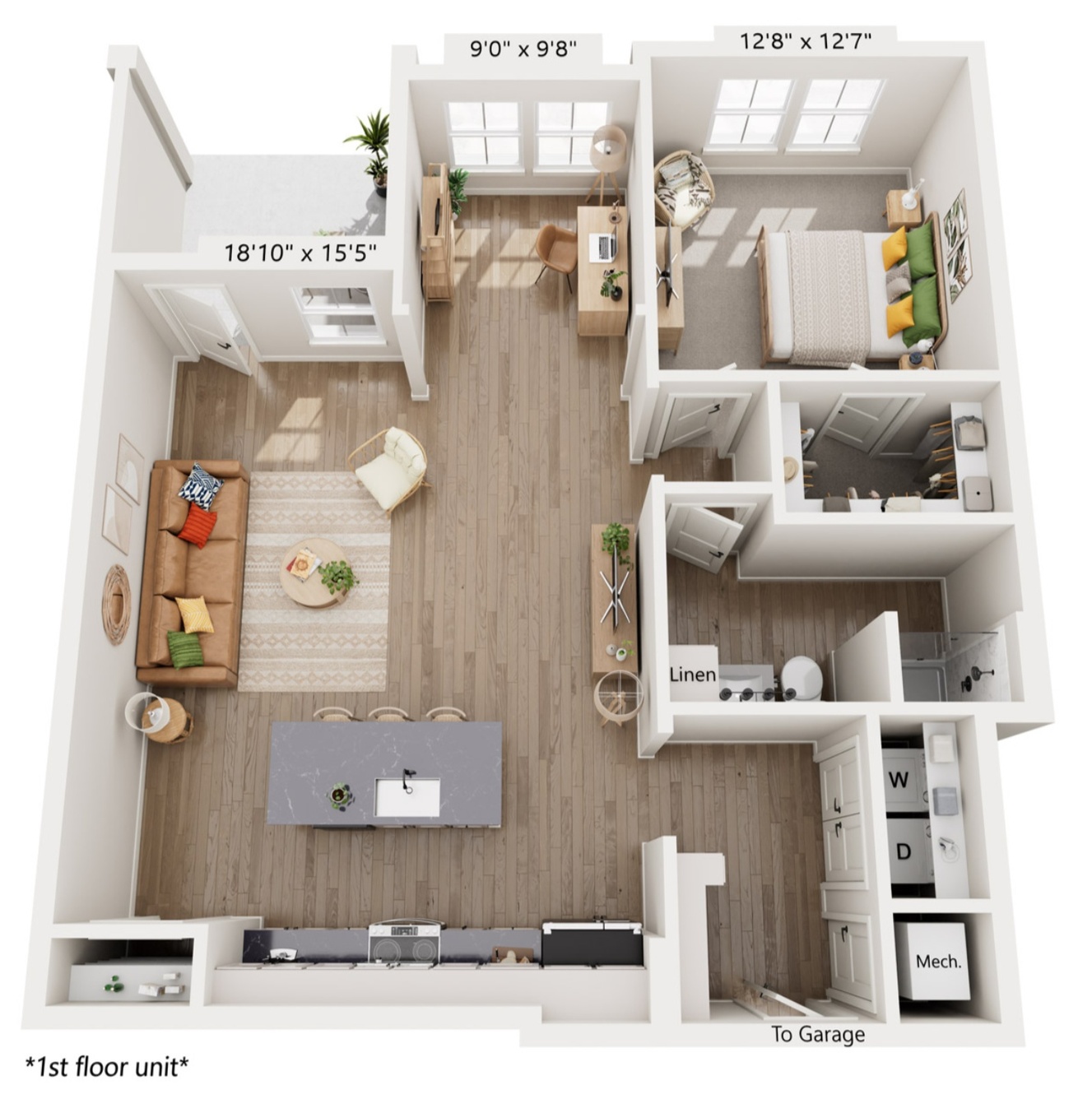 The Gaitway floor plan