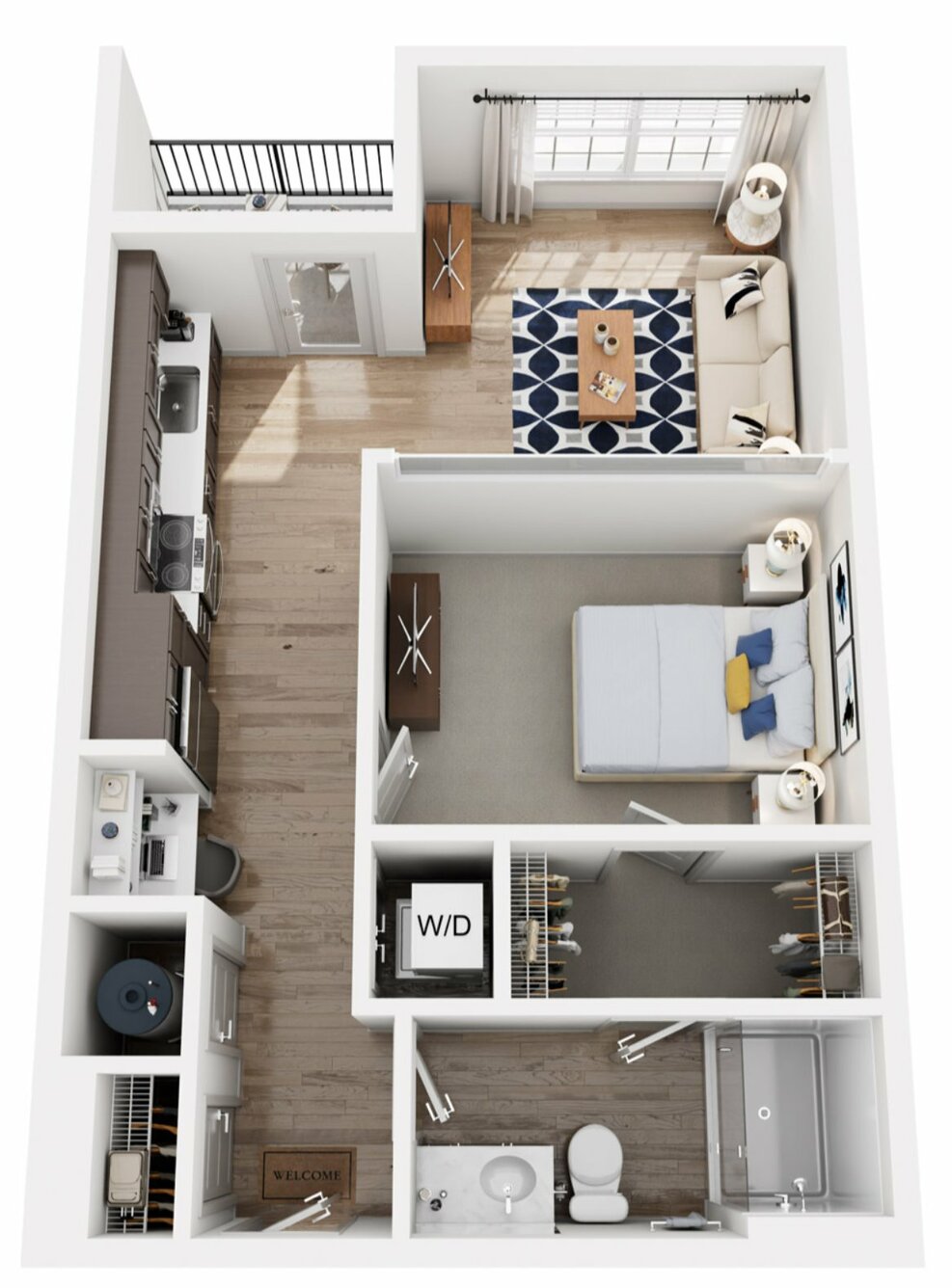 The Pioneer floor plan