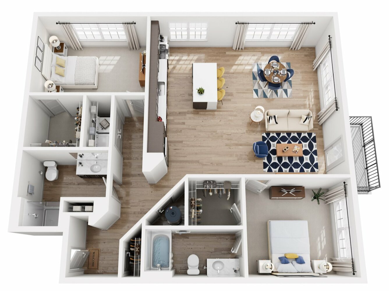The Legacy floor plan