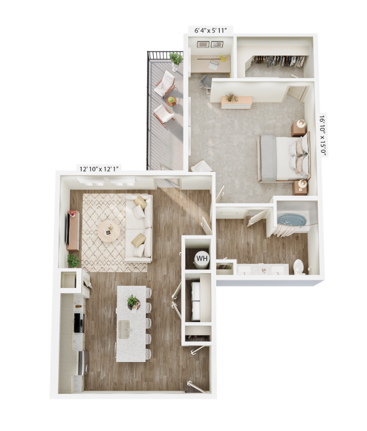 A6 floor plan
