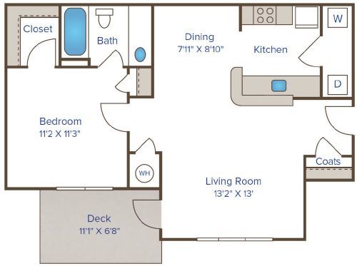 1 Bedroom 1 Bathroom