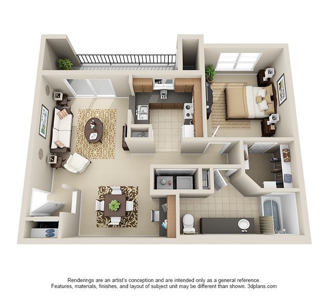 One Bedroom A3