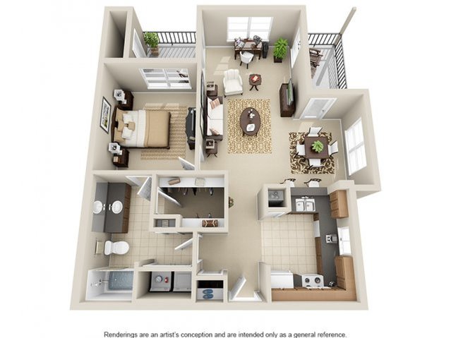 One Bedroom A4