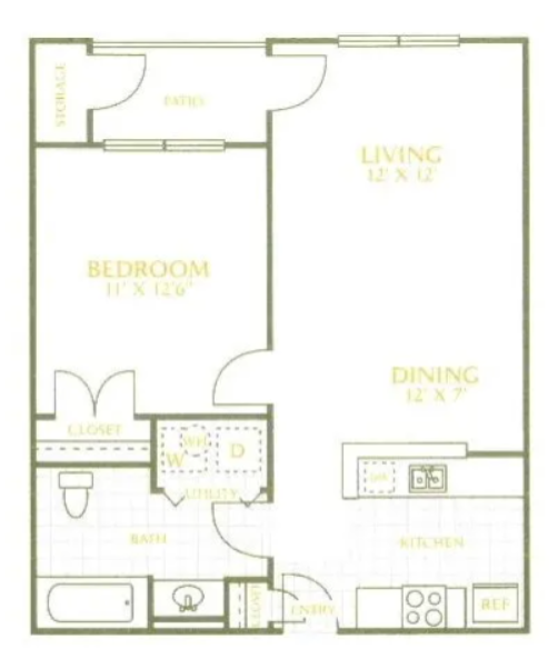 One Bedroom A1