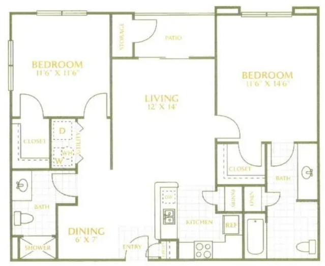 Two Bedroom B1