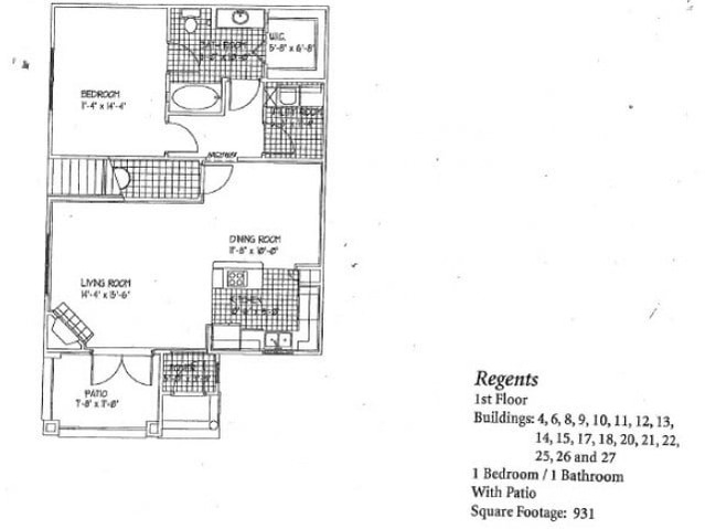 Regents - 1 BR / 1 BA