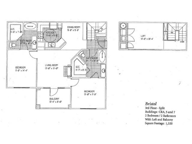 Bristol Loft - 2 BR / 2 BA Loft