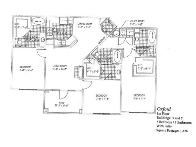 Oxford - 3 BR / 3 BA