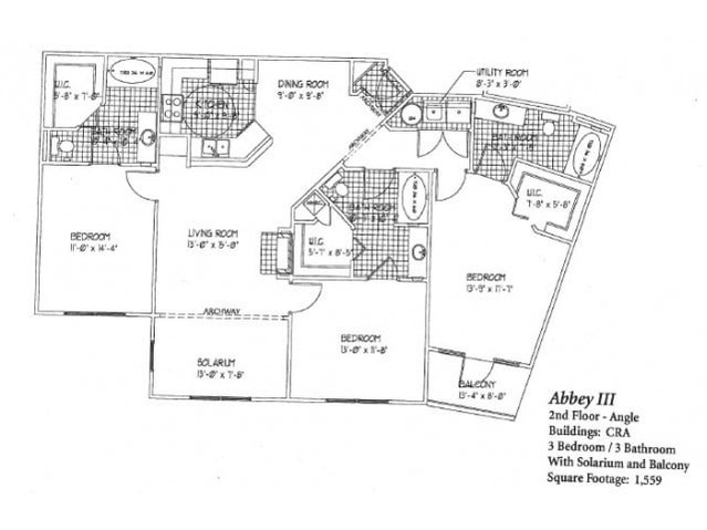 Abbey III - 3 BR / 3 BA