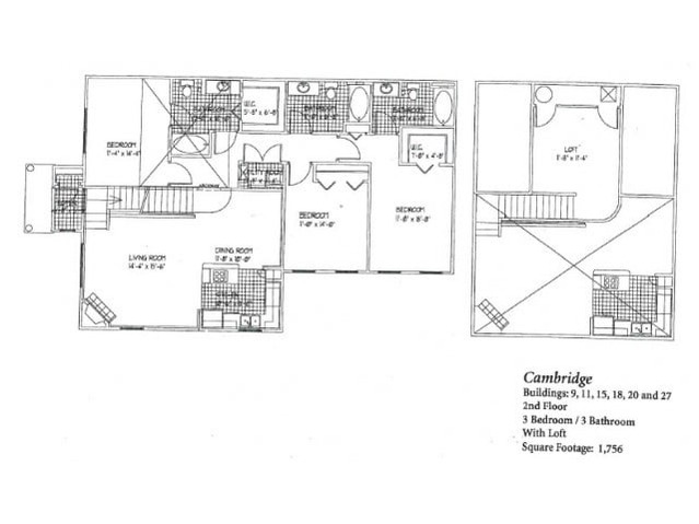 Cambridge Loft- 3 Br / 3 BA Loft