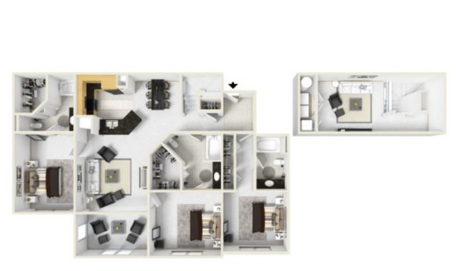 Oxford Loft - 3 BR / 3 BA Loft