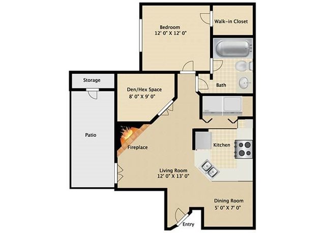 One Bedroom With Den