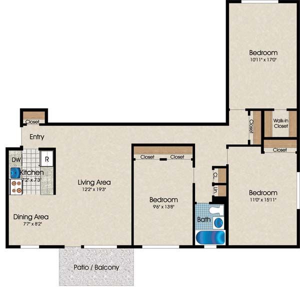 3 Bedroom