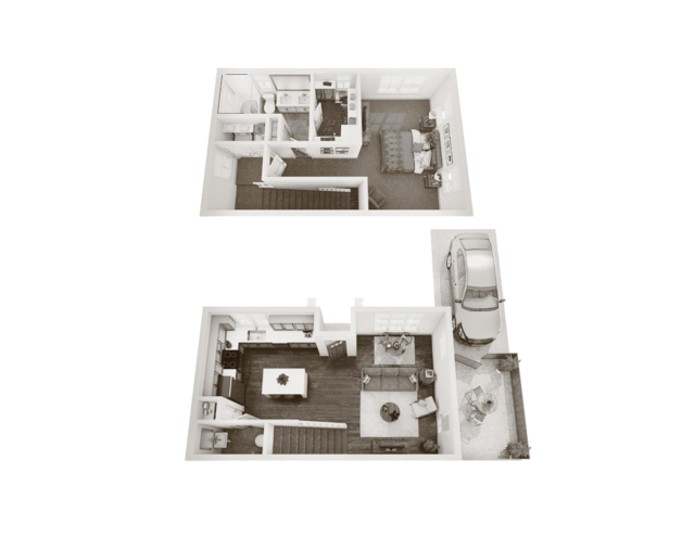 One Bedroom Cottage with Private Driveway Parking