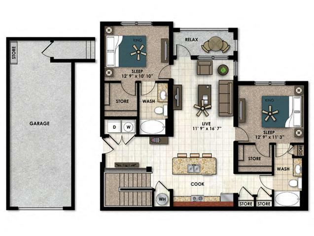 Bouganvilla with Garage 2