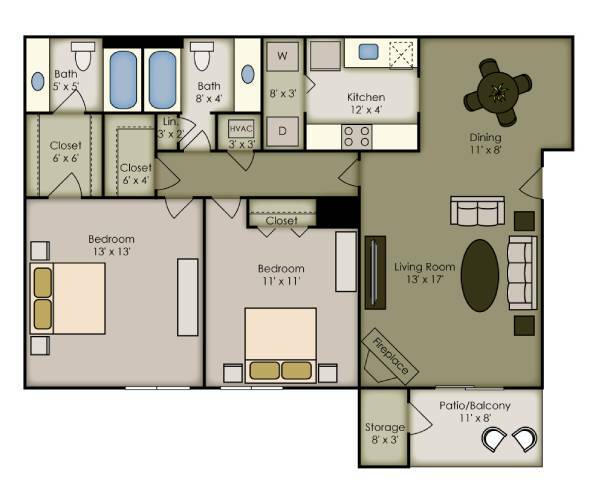 2 Bedroom