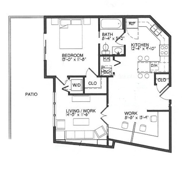 1 Bedroom A2