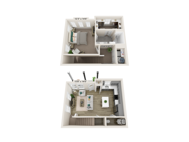 One Bedroom Cottage (A2b)