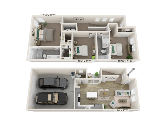 Three Bedroom Farmhouse (C1)