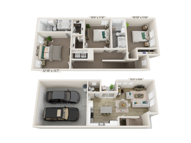 Three Bedroom Farmhouse (C3)