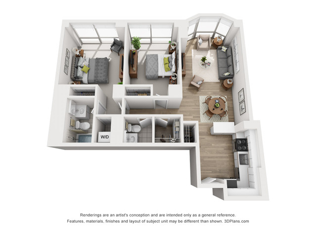 Two Bedroom N1.5 Bath