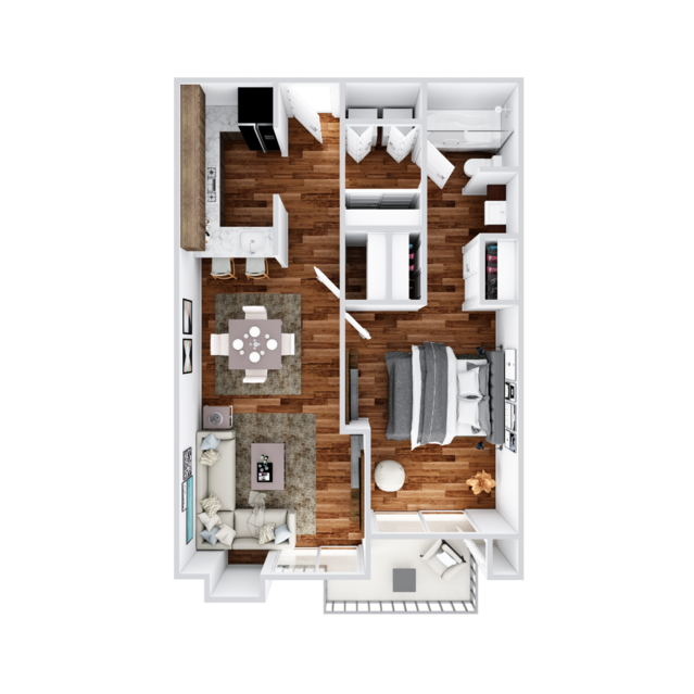 One Bedroom One Bath