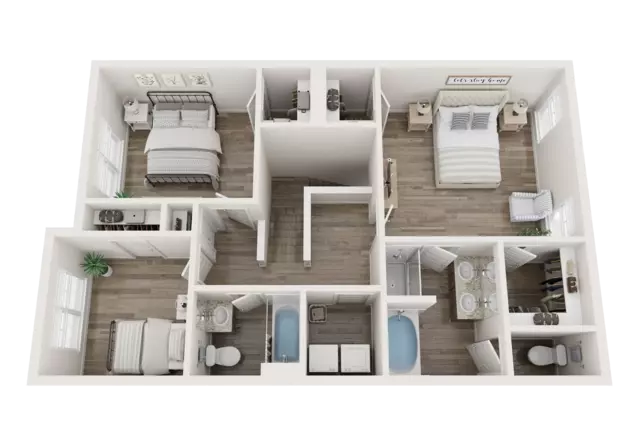 The Redstone Townhome - Two Car Garage