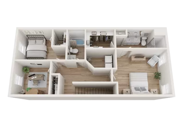 The Marshall Townhome - One Car Garage