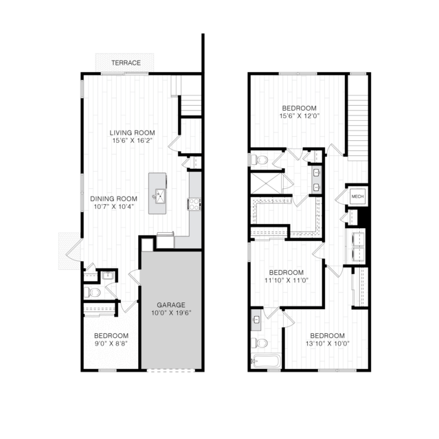 4 BD / 2.5 BA - 1 CAR