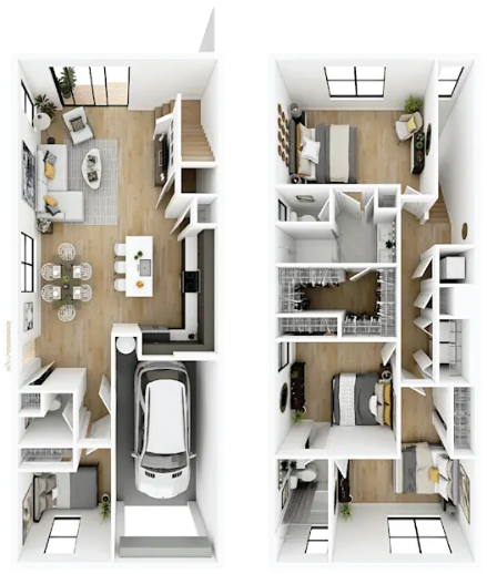 4 BD / 2.5 BA - 1 CAR