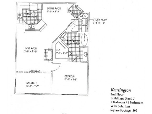 Kensington Solarium - 1 BR / 1BA