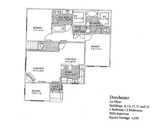 Dorchester Solarium - 2 BR / 2BA