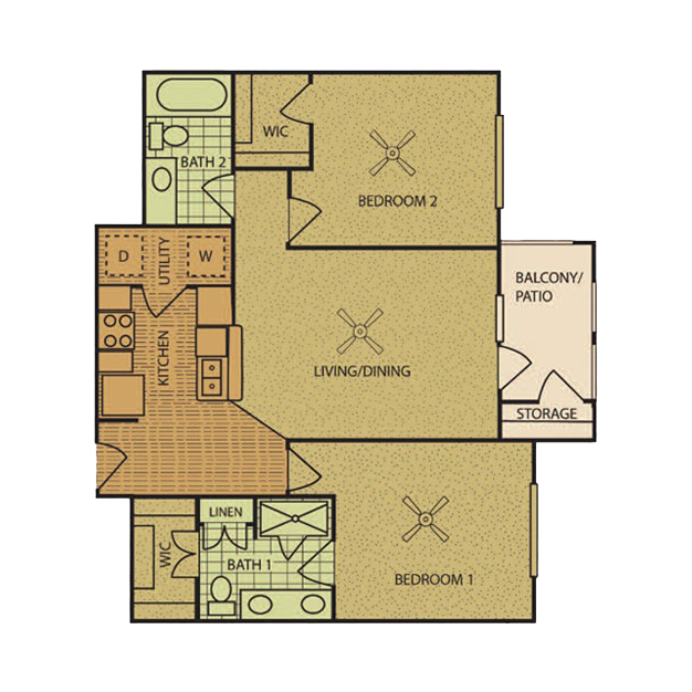2 Bedroom