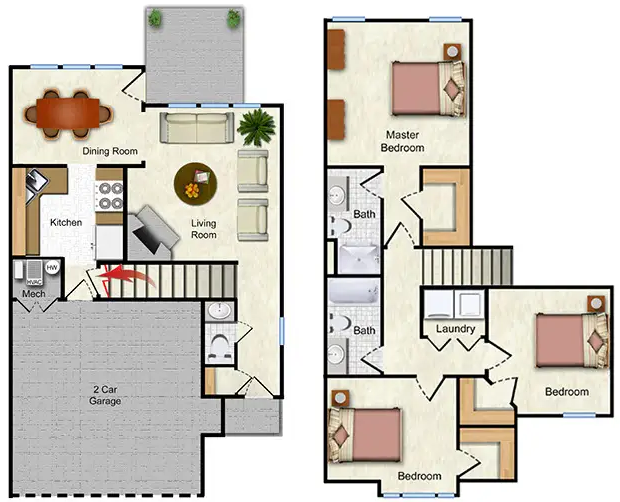 The Monument Park West Townhomes