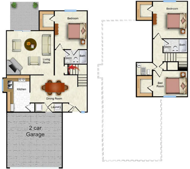 The Winslow On Slab Townhome