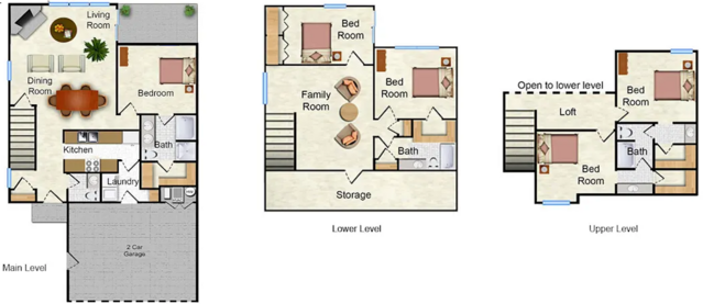 The Silver Canyon With Basement Townhome
