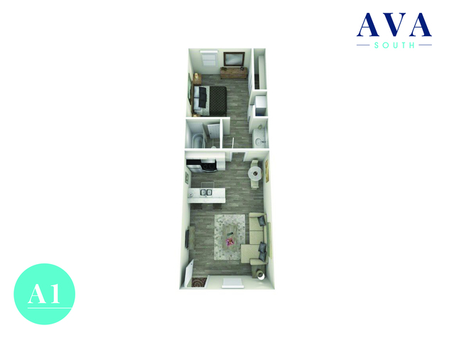 Ava South - A1 with Washer/Dryer Included