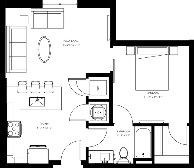 J2 - Junior One Bedroom