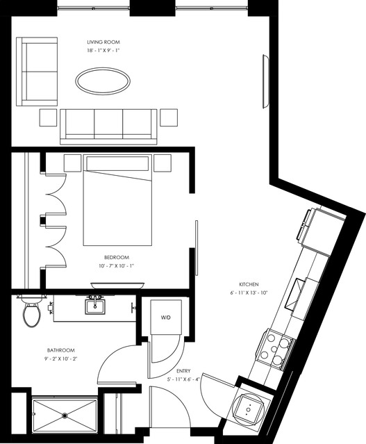 J3 - Junior One Bedroom