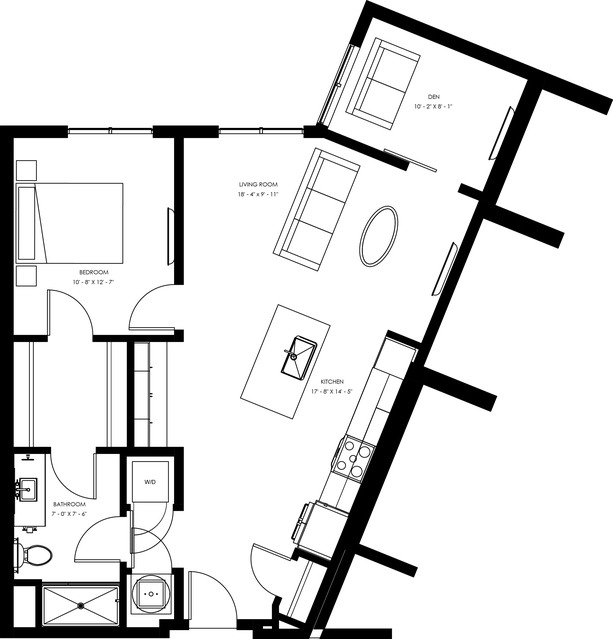 A8 - One Bedroom + Den